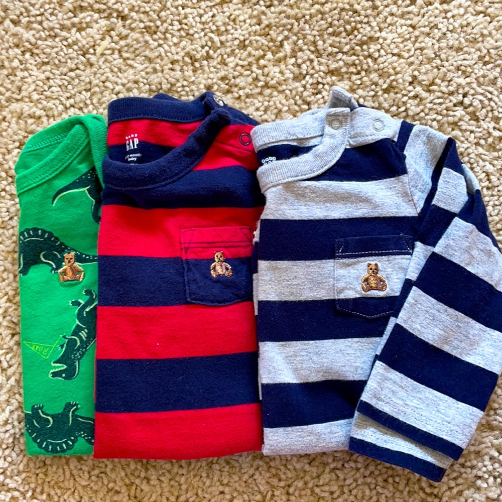 Baby Gap long sleeve bodysuits
